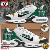 NCAA Custom Name Hawaii Rainbow Warriors Football Mascot Symbol Air Max Plus Shoes Running Sneakers