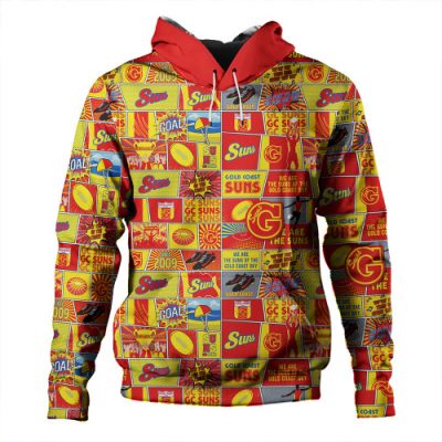 Gold Coast SUNS Hoodie Legacy Of The Pride Comic Style