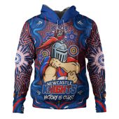Newcastle Knights Hoodie Aboriginal Pattern Inspired Victory Is Ours