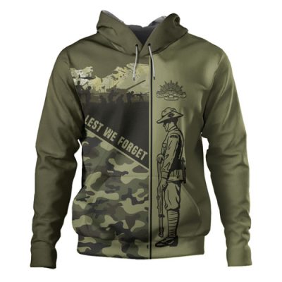 Australia Hoodie - Anzac Day Honor The Fallen Thank The Living