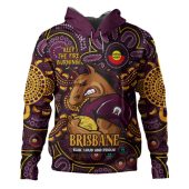 Brisbane Broncos Hoodie Custom Naidoc Week 2024 Aboriginal Pattern And Torres Strait Islander Inspired