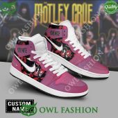 Heavy metal band Motley Crue guitarist Mick Mars vocalist Michael White Air Jordan Sneaker