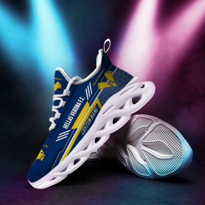 Hellas Verona FC Custom Name Blue Yellow Max Soul Shoes