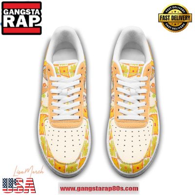 Hippie Love Peace Joy Air Force 1 Running Sneakers Shoes