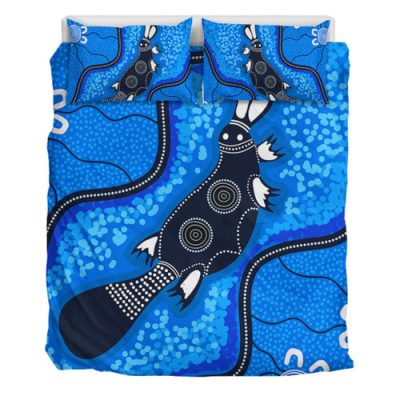 Australia Aboriginal Bedding Set - Platypus Art Bedding Set