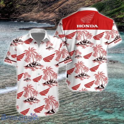 Honda Motorcycles Coconut Island Hawaiian Shirt