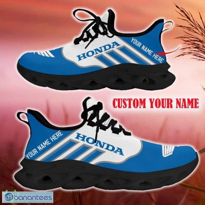 Honda Motorcycles Custom Name Blue White Max Soul Shoes