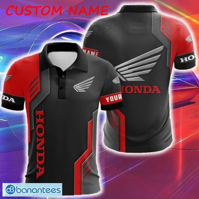 Honda Motorcycles Custom Name Logo Polo Shirt