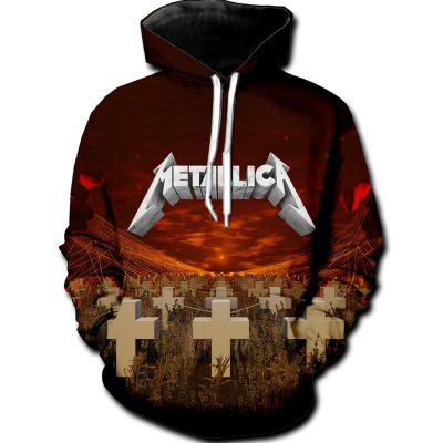 Metallica Master Of Puppets Albums Cover Pullover Hoodie