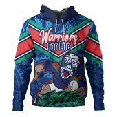 New Zealand Warriors Custom Hoodie - Warriors For Life With Aboriginal Style Hoodie