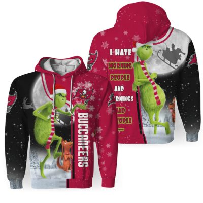 NFL Tampa Bay Buccaneers The Grinch Christmas Pullover Hoodie