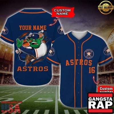 Houston Astros Baseball Jersey MLB Custom Name Number - MLB Fan Gifts
