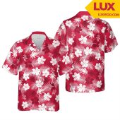 NBA Houston Rockets Tropical Flowers Hawaiian Shirt V4