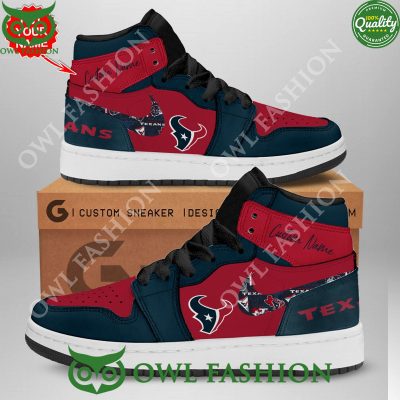 Houston Texans NFL Air Jordan High Top Sneakers