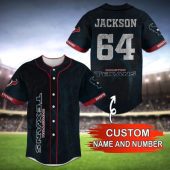 NFL Houston Texans Custom Name Number Blue Baseball Jersey V3