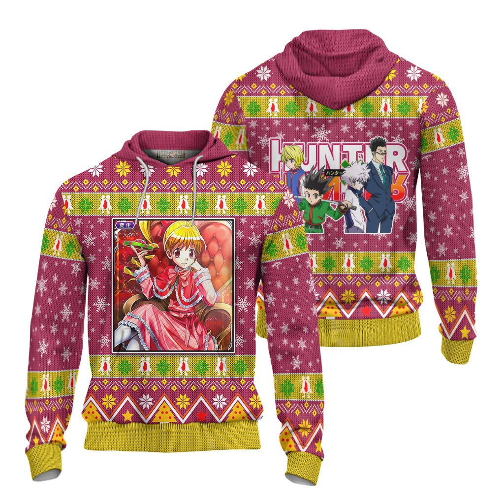 HUNTER X HUNTER Biscuit Krueger Anime Ugly Christmas Pullover Hoodie HUNTER X HUNTER Biscuit Krueger Anime Ugly Christmas Pullover Hoodie