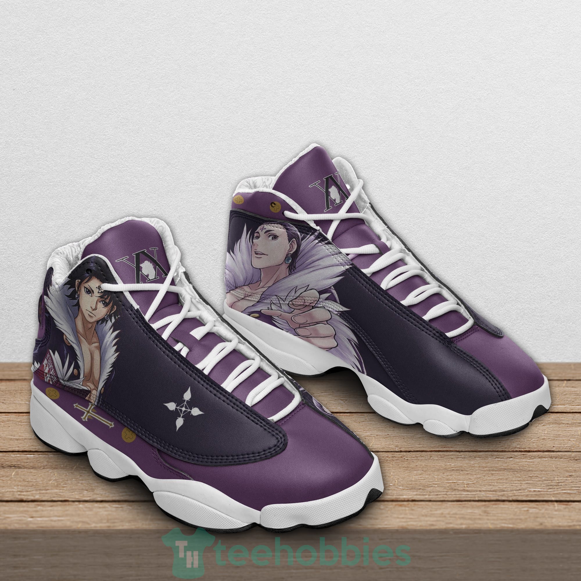 HUNTER X HUNTER Chrollo Lucilfer Dark Purple Air Jordan 13 Shoes HUNTER X HUNTER Chrollo Lucilfer Dark Purple Air Jordan 13 Shoes