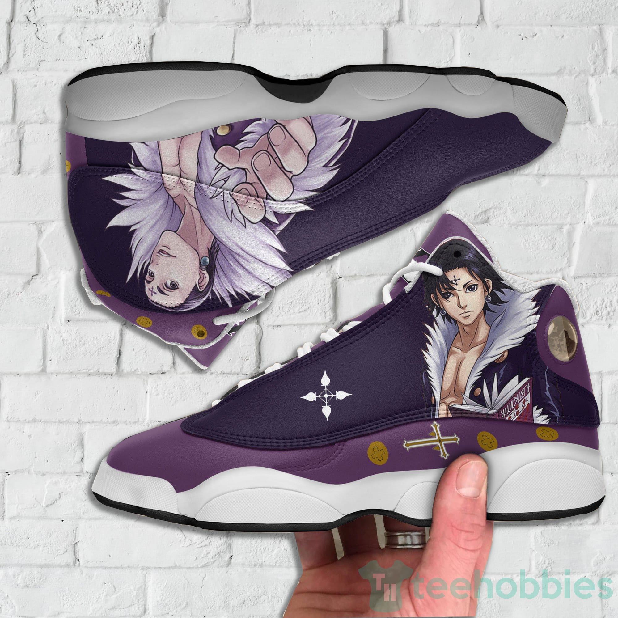 HUNTER X HUNTER Chrollo Lucilfer Dark Purple Air Jordan 13 Shoes HUNTER X HUNTER Chrollo Lucilfer Dark Purple Air Jordan 13 Shoes