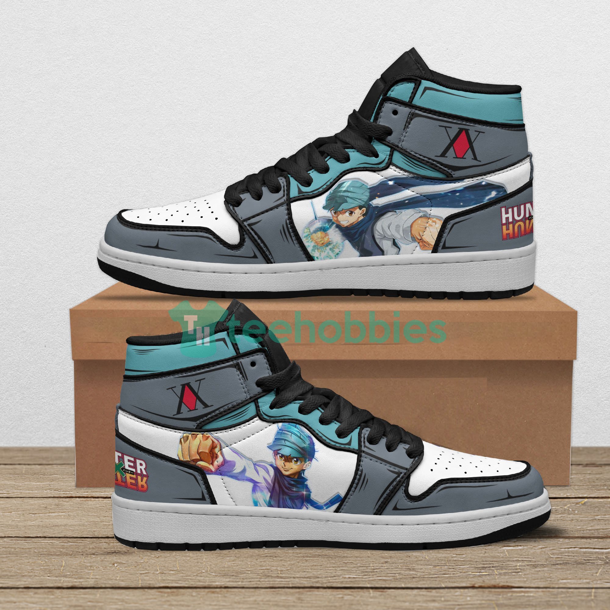 HUNTER X HUNTER Ging Freecss Anime Air Jordan 1 High Sneakers HUNTER X HUNTER Ging Freecss Anime Air Jordan 1 High Sneakers