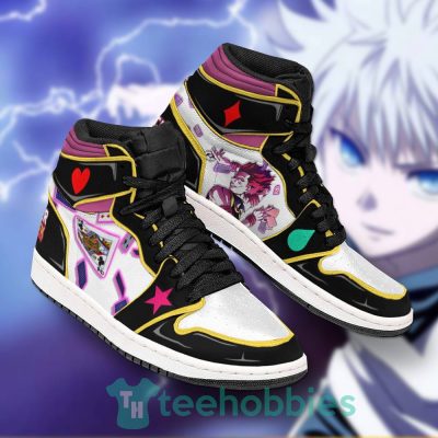 HUNTER X HUNTER Hisoka Black White Air Jordan 1 High Sneakers