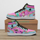HUNTER X HUNTER Hisoka Pink Light Blue Air Jordan 1 High Sneakers
