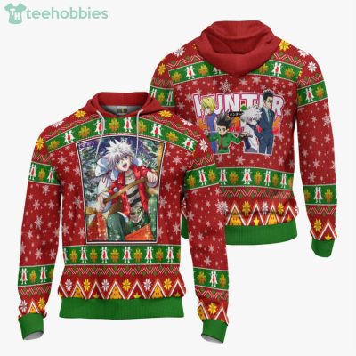 HUNTER X HUNTER Killua Zoldyck Anime Ugly Christmas Pullover Hoodie