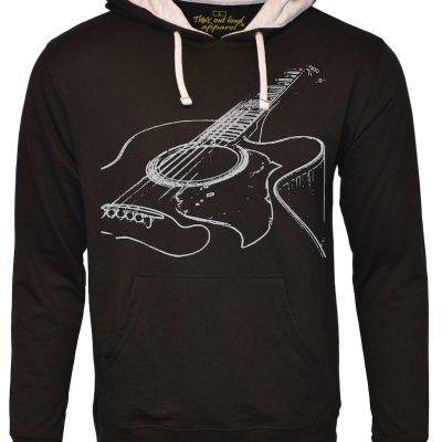 Music Lover - Guitar Black Pullover Hoodie