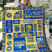 NBA Golden State Warriors Quilt Blanket V7
