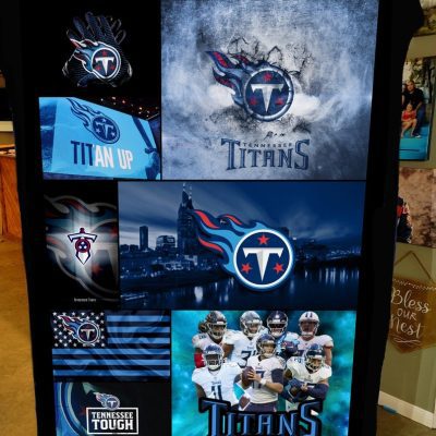 NFL Tennessee Titans Legends Quilt Blanket