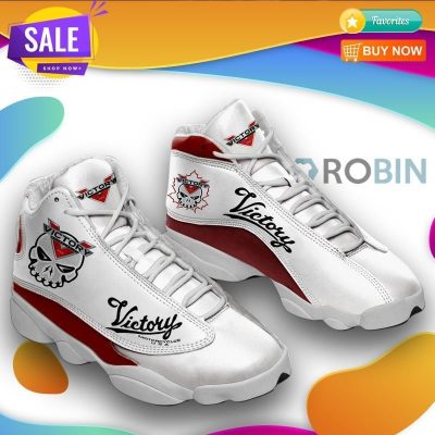 Victory Motorcycles White Air Jordan 13 Shoes