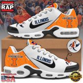 NCAA Custom Name Illinois Fighting Football Mascot Symbol Air Max Plus Shoes Running Sneakers