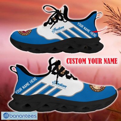 Indian Motorcycles Custom Name Blue Car Logo Max Soul Shoes