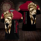 Indian Motorcycles Golden Skull Polo Shirt