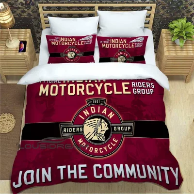 Indian Motorcycles Join The Community Bedding Set