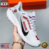 Custom Name Indiana Hoosiers New Design Air Force 1 Shoes Running Sneakers