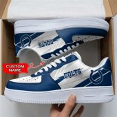 NFL Custom Name Indianapolis Colts Super Bowl Air Force 1 Shoes Sneakers