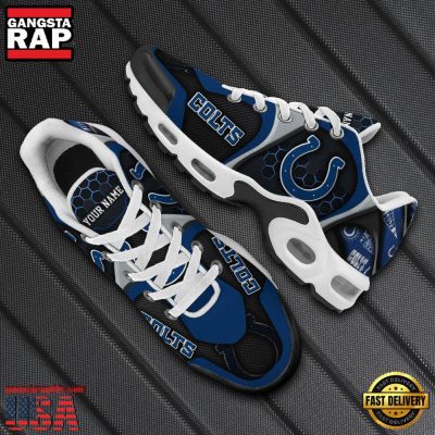 NFL Custom Name Indianapolis Colts Max Plus Shoes - Running Sneakers