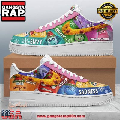 Inside Out 2 Disney Movie Limited Edition Air Force 1 Running Sneakers Shoes