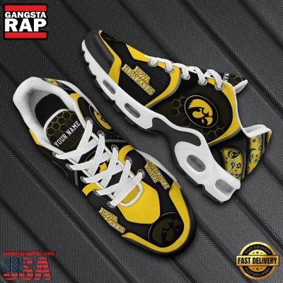 NFL Custom Name Iowa Hawkeyes Max Plus Shoes - Running Sneakers