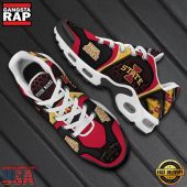 NFL Custom Name Iowa State Cyclones Max Plus Shoes - Running Sneakers