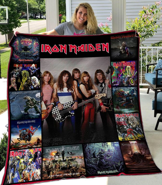 Iron Maiden Quilt Blanket V2 Iron Maiden Quilt Blanket V2