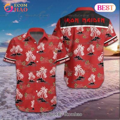 Iron Maiden Coconut Tree Hawaiian Shirt