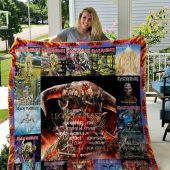 Iron Maiden Quilt Blanket V1
