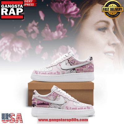 It Ends With Us Limited Edition Air Force 1 Running Sneakers Shoes