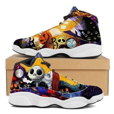 Jack and Sally Air Jordan 13 Sneakers, Best Gift For Men And Women