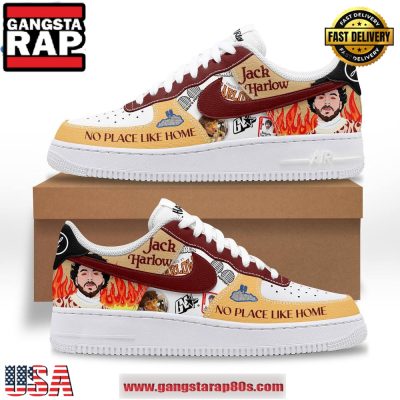 Jack Harlow No Place Like Home Limited Edition Air Force 1 Running Sneakers Shoes