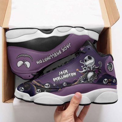 Jack Skellington Air Jordan 13 Sneakers, Best Gift For Men And Women