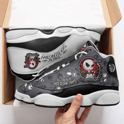 Jack Skellington Air Jordan 13 Sneakers, Gift For Men And Women
