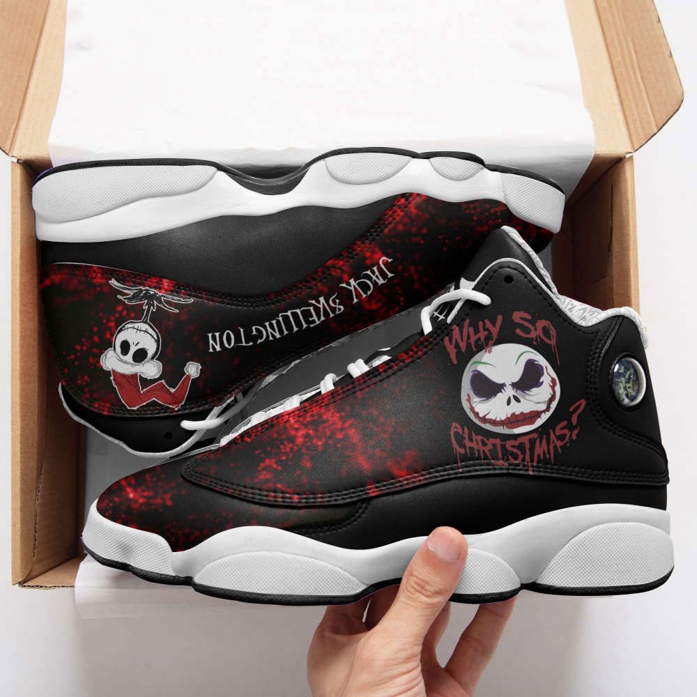 Jack Skellington Air Jordan 13 Sneakers Sneakers, Best Gift For Men And Women Jack Skellington Air Jordan 13 Sneakers Sneakers, Best Gift For Men And Women