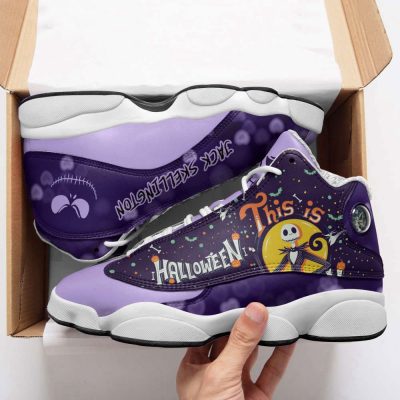 Jack Skellington Halloween Air Jordan 13 Sneakers, Gift For Men And Women